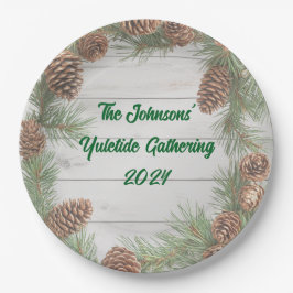 Prato De Papel Festa de Natal russa