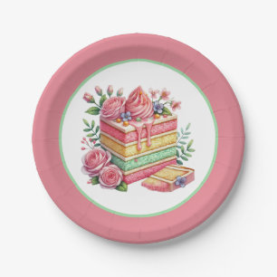 Prato De Papel Festa de padaria