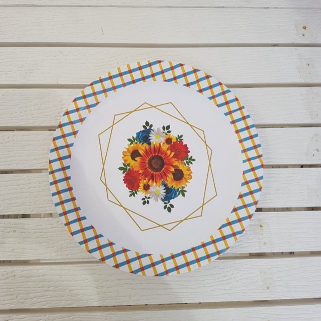 Prato De Papel Festa de Picnic de Verão (Criador carregado)