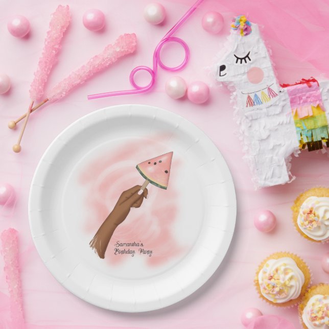 Prato De Papel Festa de Praia da Diversão de Verão (Festa)