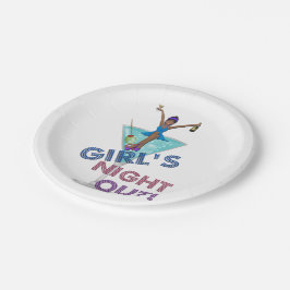 Prato De Papel Festa de solteira afro-americana