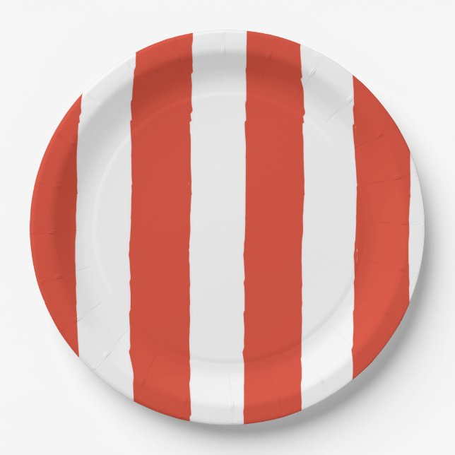 Prato De Papel Festa do Carnaval de Beijo de Aniversário do Circo (Frente)