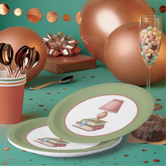 Prato De Papel festa do clube de leitura (Múltiplo)