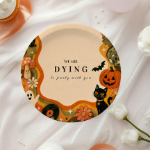 Festa Elegante de Halloween Vintage Retro