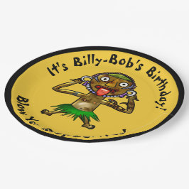 Prato De Papel Festa Engraçado do Doutor Tiki - Personalizada