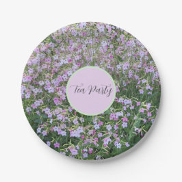 Prato De Papel Festa Floral de Nicotiana Rosa