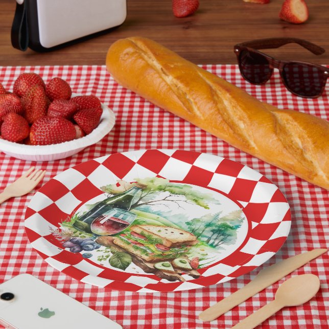 Prato De Papel festa piquenique (Piquenique)