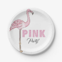 Festa Rosa Flamingo Moderna Limpa