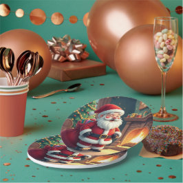 Prato De Papel Festive Holiday Home Accent - Christmas Decorative