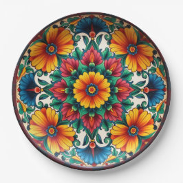 Prato De Papel 💀 🎉 Fiesta Bloomware Día de los Muertos