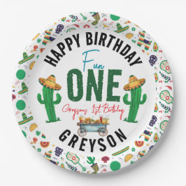 Prato De Papel Fiesta First | Parte primeiro aniversario