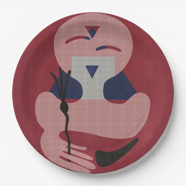 Prato De Papel Fifteen (Frente)