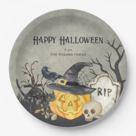 Prato De Papel Figurinos e Cocktails no Dia das Bruxas