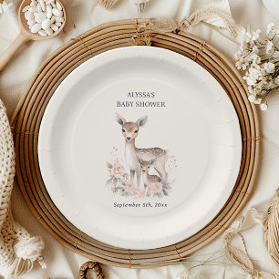 Prato De Papel Filhote Cachorro, Mãe, Chá