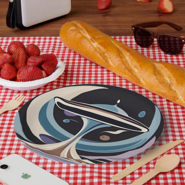 Prato De Papel Finias Mars (Finias Mars Paper Plates
)