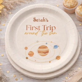 Prato De Papel First Trip Around The Sun Boho Photo 1st Birthday