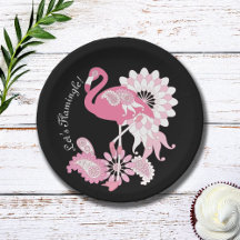 Flamingo Cor-de-rosa-preto moderno