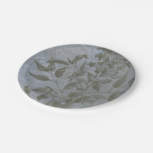 Prato De Papel Fleur de Bleu I