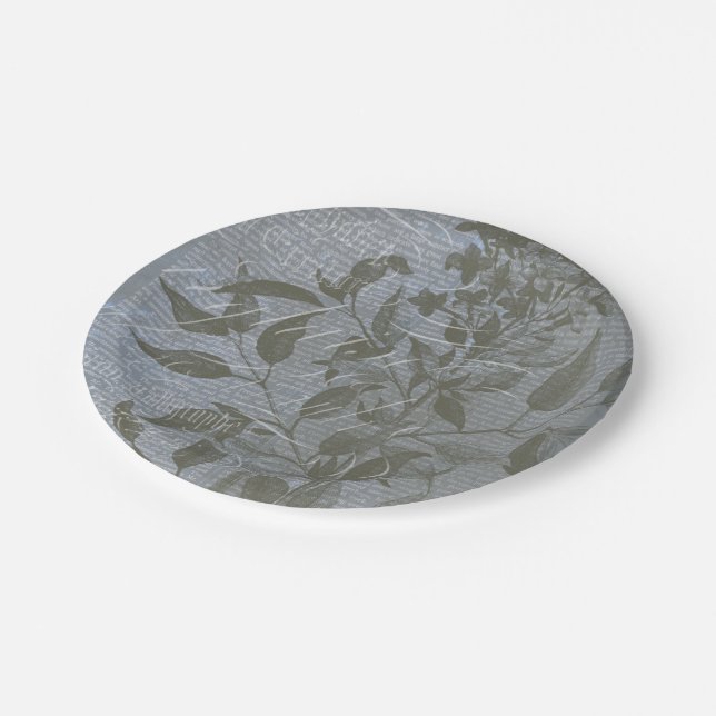 Prato De Papel Fleur de Bleu I (Inclinado)