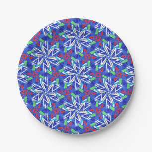Prato De Papel Flocos de neve С