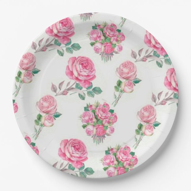 Prato De Papel Flor (Frente)