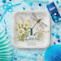 Flor de Nascimento de Dezembro Narciso & Libélula