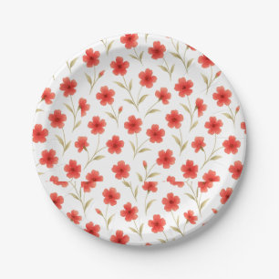 Prato De Papel Floral