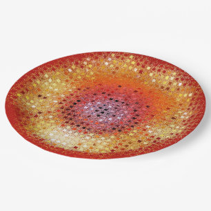 PRATO DE PAPEL FLORES