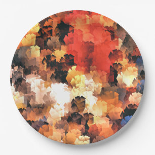 PRATO DE PAPEL FLORES