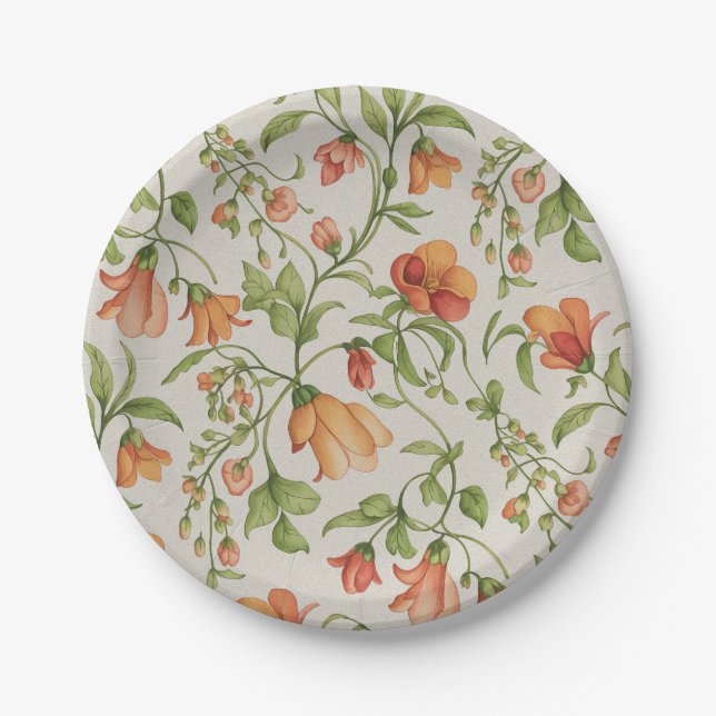 Prato De Papel Flores 2 (Frente)