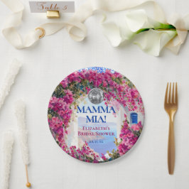 Prato De Papel Flores Cor-de-rosa em Aquarela Azulejos Bola de Di