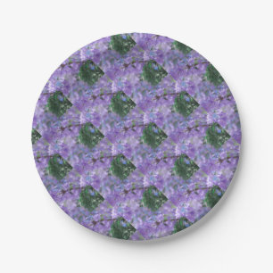 Prato De Papel Flores de Árvore Purple Jacaranda