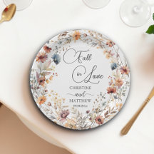 Flores Silvestres Caem no Amor Casamento Elegante