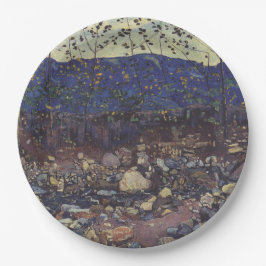 Prato De Papel Floresta Brook em Leissigen, Suiça (Paisagem)