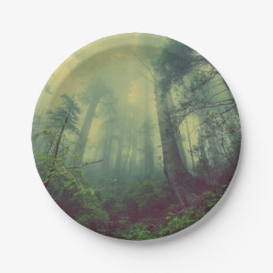 Prato De Papel Floresta De Baixo