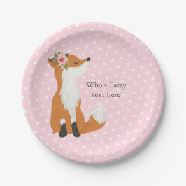 Prato De Papel floresta de raposa, fofo