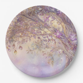 Prato De Papel Floresta Luminosa Napkins