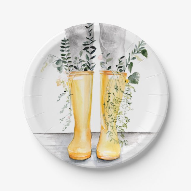 Prato De Papel Fluxo e crescimento I (Frente)