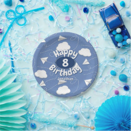 Prato De Papel flying paper airplanes boy or girl birthday