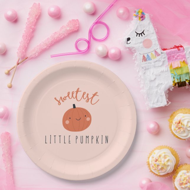 Prato De Papel fofo de abóbora doce (Festa)