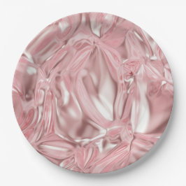 Prato De Papel Foil Crinkle Pattern