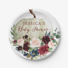 Prato De Papel Folha de papel da abóbora