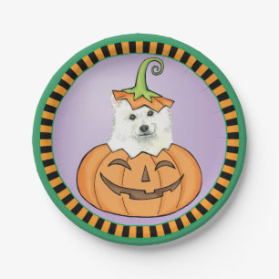 Prato De Papel Folha de Papel Eskie Halloween