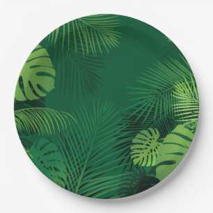 Prato De Papel Folhas 6