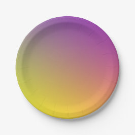 Prato De Papel Folhas de papel azul-DADIANTE + Gradiente-Púrpura