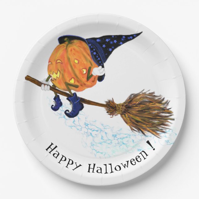 Prato De Papel Folhas de Papel das Bruxas de Polinésia Voadora de (Frente)