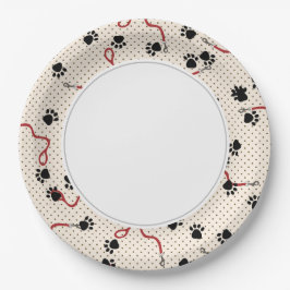 Prato De Papel Folhas e folhas de papel