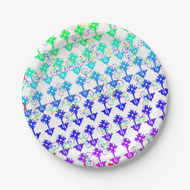 Prato De Papel Folhas e Pinos de Papel Tema