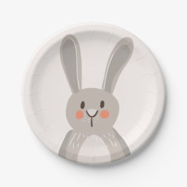 Prato De Papel Folny Paper Plates Chá de fraldas Woodland