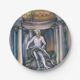 Prato De Papel Fontana Di Trevi, Roma